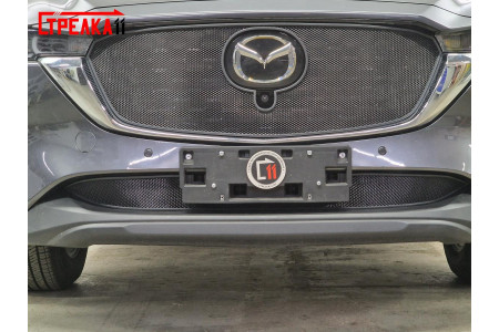 MAZDA CX-5 2021-2026г.в. (II рестайлинг), Китай - Защита радиатора СТАНДАРТ