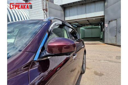 2D Дефлекторы окон - INFINITI QX50 2016-2018г.в. (I рестайлинг)