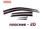 2D Дефлекторы окон - INFINITI EX (25/30d/35/37) 2007-2011 (I)