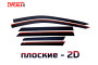 2D Дефлекторы окон - JETOUR X70 PLUS 2024-2026г.в. (I)