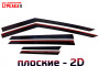 2D Дефлекторы окон - JAECOO J7 2025-2026г.в. (I ресатйлинг)