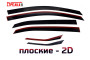 2D Дефлекторы окон - JETOUR X50 2024-2026г.в. (I)