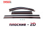 2D Дефлекторы окон - CADILLAC ESCALADE 2013-2021г.в. (IV), Удлиненная версия