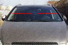 KIA CEED 2010-2012г.в. (I рестайлинг) - Дефлектор (водосток) лобового стекла Стрелка-2