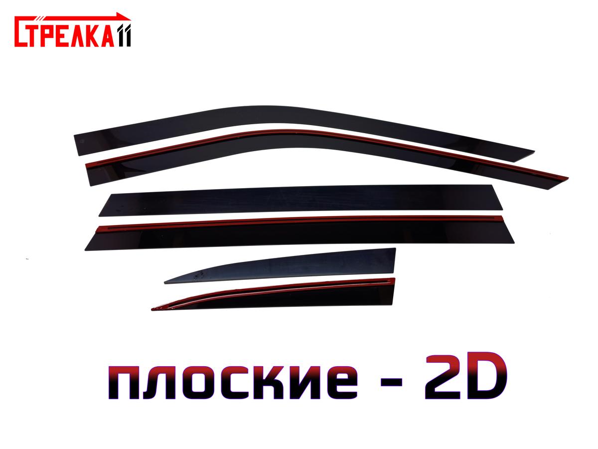 2D Дефлектор окон TOYOTA HIGHLANDER