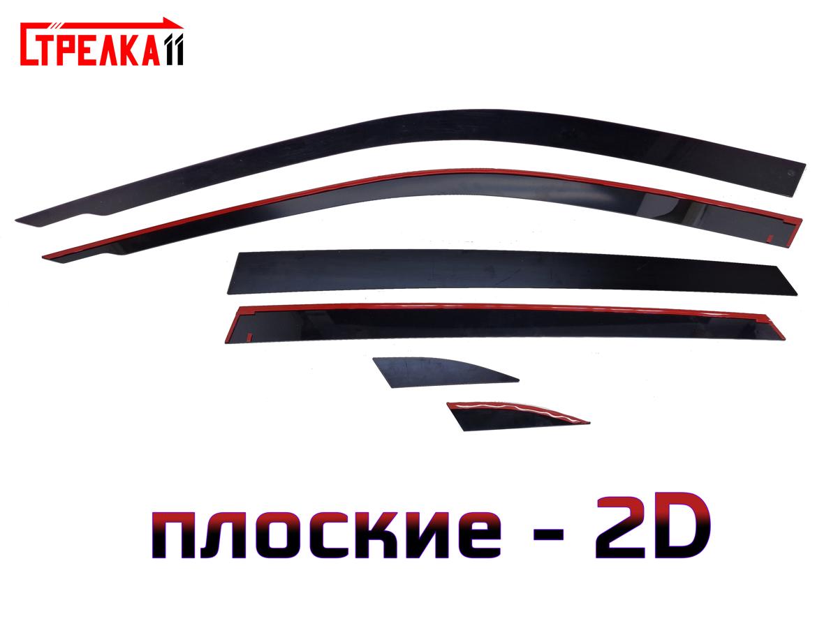 2D Дефлектор окон SKODA KODIAQ GT