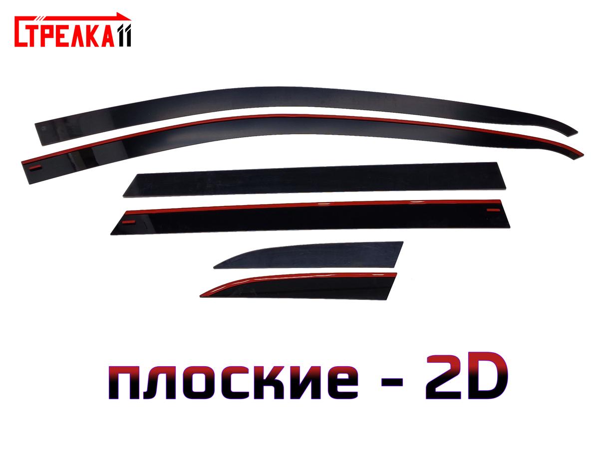 2D Дефлектор окон JEEP CHEROKEE